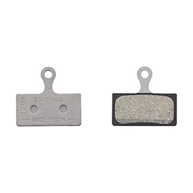 Shimano G-Type, Disc Brake Pads, Shape: Shimano G05S-RX, Resin, Pair