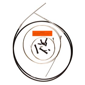 SRAM SlickWire Brake Cable Kit, Brake Cable and Housing Set, Stainless Steel, Black, Kit