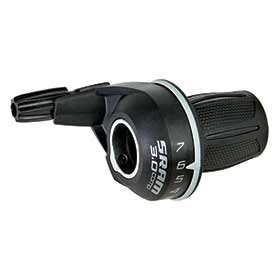 SRAM 3.0 Comp, Gripshift shifter, Rear, 7sp