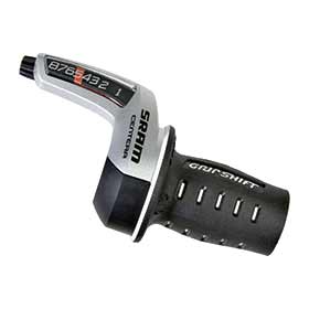 SRAM Centera, Twist Shifter, Speed: 9, Black