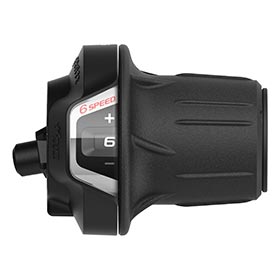 Shimano Tourney SL-RV300, Twist Shifter, Speed: 6, Black, ESLRV3006RA