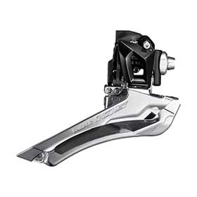 Shimano 105 FD-R7000, Front Derailleur, 2x11, Swing: Down, Cable Pull: Down, Braze-on