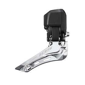 Shimano 105 Di2 FD-R7150, Front Derailleur, 2x12, Swing: Down, Cable Pull: Di2, Braze-on, IFDR7150F