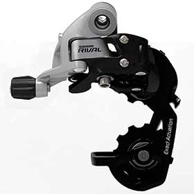SRAM Rival22, Rear derailleur, 11sp., Medium cage