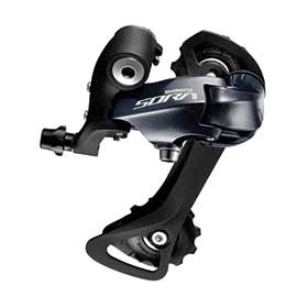 Shimano Sora RD-R3000, Rear derailleur, 9sp., GS, Black