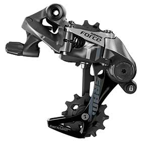 SRAM Force1 Type 3.0, Rear derailleur, 11sp., Long, Black