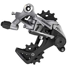 SRAM Rival1 Type 3.0, Rear derailleur, 11sp., Medium, Black