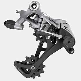 SRAM Rival1 Type 3.0, Rear derailleur, 11sp., Long, Black