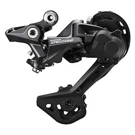 Shimano RD-M5120, Rear Derailleur, Speed: 10/11, Cage: SGS, Black