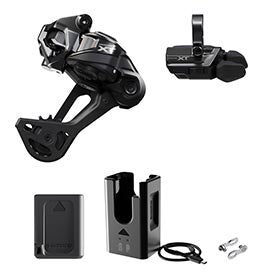 Shimano Deore XT Di2 RD-M8250 Kit, Rear Derailleur, Speed: 12, Cage: SGS, Black, clamp band, IGPM8250UPG01