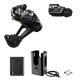 Shimano Deore XT Di2 RD-M8250 Kit, Rear Derailleur, Speed: 12, Cage: SGS, Black, I-Spec EV, IGPM8250UPG02