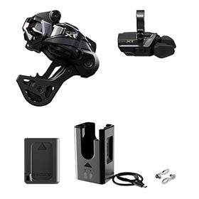 Shimano Deore XT Di2 RD-M8250 Kit, Rear Derailleur, Speed: 12, Cage: GS, Black, clamp band, IGPM8250UPG03