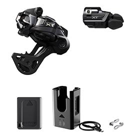 Shimano Deore XT Di2 RD-M8250 Kit, Rear Derailleur, Speed: 12, Cage: GS, Black, I-Spec EV, IGPM8250UPG04