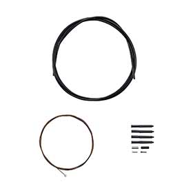Shimano MTB 1x Shift Cable Set, Polymer, 2000mm, Black, Shimano/SRAM, Set