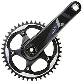 SRAM Force1, Crankset, 11 sp., 172.5mm, 42T, BCD:110mm, GXP, 68mm, 45.5mm, Black