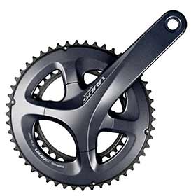 Shimano Sora FC-R3000, Crankset, 9 sp., 170mm, 34/50T, BCD:110, H2, 43.5mm, Black