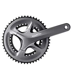 Shimano Claris FC-R2000, Crankset, Road, 8 sp., 24mm, 34/50T, BCD:110, Hollowtech II, 170mm, Grey