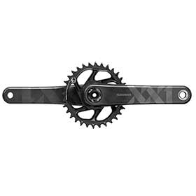 SRAM XX1 Eagle DUB, Crankset, Speed: 11/12, Spindle: 28.99mm, BCD: Direct Mount, 34, DUB, 175mm, Black, Boost