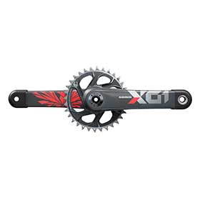 SRAM X01 Eagle DUB C3, Crankset, Speed: 11/12, Spindle: 28.99mm, BCD: Direct Mount, 32, DUB, 175mm, Red, Boost