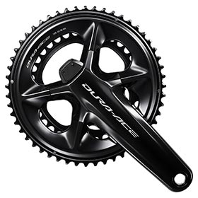 Shimano Dura Ace FC-R9200-P Power Meter, Power Meter Crankset, Speed: 12, Spindle: 24mm, BCD: 110, 36/52, Hollowtech II, 172.5mm, Black, Road, IFCR9200PDX26D