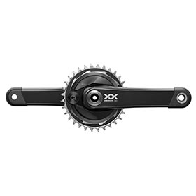 SRAM XX T-Type Spider Power Meter, Power Meter Crankset, Speed: 12, Spindle: 28.99mm, BCD: Thread Mount, 32, DUB, 170mm, Black, Boost