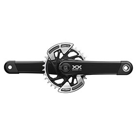 SRAM XX T-Type Spindle Power Meter, Power Meter Crankset, Speed: 12, Spindle: 28.99mm, BCD: Direct Mount, 32, DUB, 175mm, Black, Boost