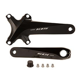 Shimano 105 FC-R7000, Crankset, Speed: 11, Spindle: 24mm, BCD: 110, No Chainring, Hollowtech II, 160mm, Black, Road Disc, IFCR7000MXXL