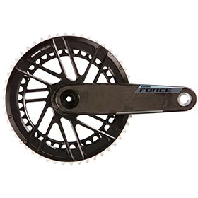SRAM Force 2x E1, Crankset, Speed: 12, Spindle: 28.99mm, BCD: Direct Mount SRAM 8 Bolt, 50/37, DUB, 160mm, Black, Road