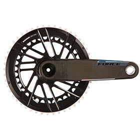 SRAM Force 2x E1, Crankset, Speed: 12, Spindle: 28.99mm, BCD: Direct Mount SRAM 8 Bolt, 48/35, DUB, 175mm, Black, Road