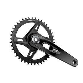 SRAM Rival 1x XPLR E1, Crankset, Speed: 12/13, Spindle: 28.99mm, BCD: Direct Mount SRAM 8 Bolt, 42, DUB, 160mm, Black, Road