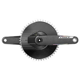 SRAM Force 1x Aero Powermeter E1, Power Meter Crankset, Speed: 12/13, Spindle: 28.99mm, BCD: Direct Mount SRAM 8 Bolt, 50, DUB, 160mm, Black, Road