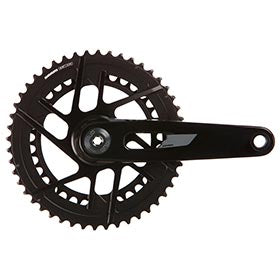 SRAM Rival 2x Powermeter E1, Power Meter Crankset, Speed: 12, Spindle: 28.99mm, BCD: Direct Mount SRAM 8 Bolt, 48/35, DUB, 160mm, Black, Road
