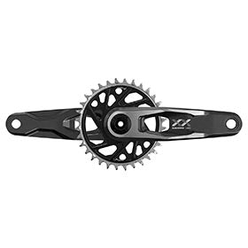 SRAM XX Downhill CL56.5, Crankset, Speed: 7, Spindle: 28.99mm, BCD: Direct Mount SRAM 8 Bolt, 34, DUB, 165mm, Black, DH