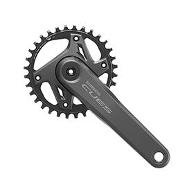 Shimano CUES FC-U6000-1, Crankset, Speed: 9/10/11, Spindle: 24mm, BCD: 96, 32, Hollowtech II, 175mm, Black, Boost, EFCU600015EXA2