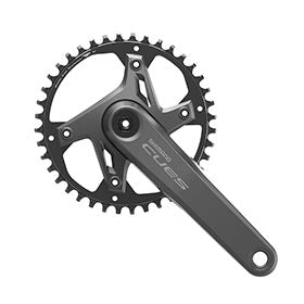 Shimano CUES FC-U6000-1, Crankset, Speed: 9/10/11, Spindle: 24mm, BCD: 110, 40, Hollowtech II, 175mm, Black, Boost, EFCU60001EXB0X
