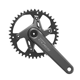 Shimano CUES FC-U6000-1, Crankset, Speed: 9/10/11, Spindle: 24mm, BCD: 110, 42, Hollowtech II, 175mm, Black, Boost, EFCU60001EXB2X