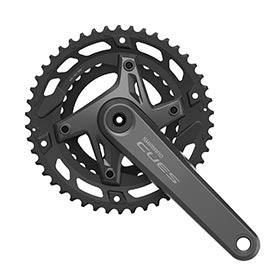Shimano CUES FC-U6000-2, Crankset, Speed: 9/10, Spindle: 24mm, BCD: 110, 30/46, Hollowtech II, 170mm, Black, Boost, EFCU60002CX60X