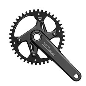 Shimano CUES FC-U6030-1, Crankset, Speed: 9/10/11, Spindle: 24mm, BCD: 110, 42, Hollowtech II, 172.5mm, Black, Road Disc, EFCU60301DXB2X
