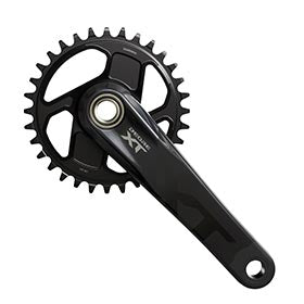 Shimano DEORE XT FC-M8200, Crankset, Speed: 12, Spindle: 24mm, BCD: Direct Mount Shimano, Hollowtech II, 165mm, Black, MTB/Boost, IFCM8200AXX