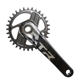 Shimano XTR FC-M9200, Crankset, Speed: 12, Spindle: 24mm, BCD: Direct Mount Shimano, Hollowtech II, 175mm, Black, MTB/Boost, IFCM9200AEXX
