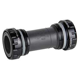 Shimano ISMBBR60B, SM-BBR60, Hollowtech II, BB Shell: 68mm, Axle: 24mm, Steel, Grey