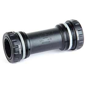Shimano ISMBB93B, SM-BB93, Hollowtech II, BB Shell: 68/E/73mm, Axle: 24mm, Steel, Silver