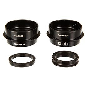 SRAM DUB PF30 100 SBC, Press Fit BB, PF30, Spindle: 28.99mm, Width: 100mm, Diameter: 46mm