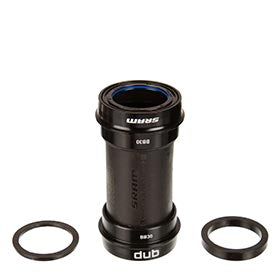 SRAM DUB BB30 Road Wide 68mm, Press Fit BB, BB30, Spindle: 28.99mm, Width: 68mm, Diameter: 42mm