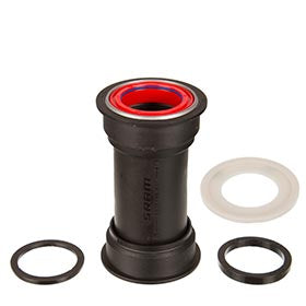 SRAM DUB BB386 Road Wide Ceramic, Press Fit BB, PF30, Spindle: 28.99mm, Width: 86.5mm, Diameter: 46mm