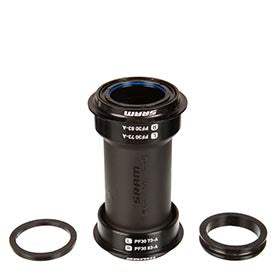 SRAM DUB PF30 83mm MTB Wide, Press Fit BB, PF30, Spindle: 28.99mm, Width: 83mm, Diameter: 46mm