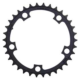 SRAM 34T, 10 sp, BCD 110mm, 5-Bolt, Inner Chainring, For 34/50, Aluminum, Black, 11.6215.197.020