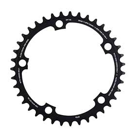 SRAM 39D, 11sp, BCD: 130mm, 5 Bolts, X-Glide, Inner Chainring, For 39/53, Aluminum, Black, 11.6218.009.005