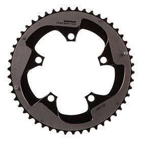 SRAM 50D, 11sp, BCD: 110mm, 5 Bolts, Red22 X-Glide, Outer Chainring, For 34/50, Aluminum, Grey, 11.6218.010.000