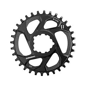 SRAM X-Sync, 30T, 11sp, Direct Mount Chainring, Offset 3mm, Steel, Black